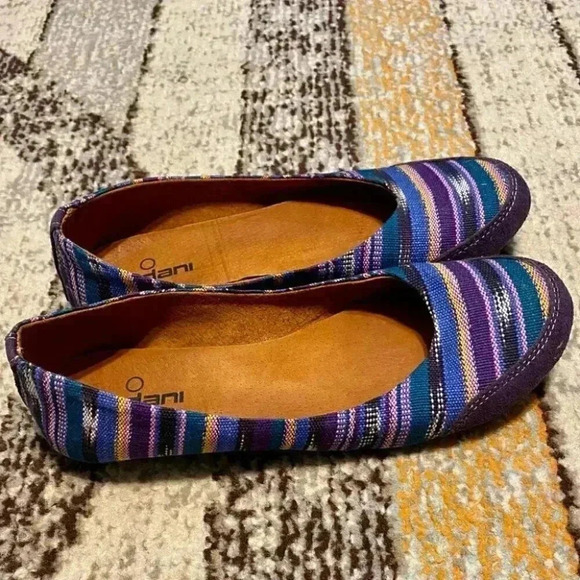 Cadani Boho Aztec Colorful Flats - Picture 4 of 7